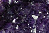 Wide, Dark Purple Amethyst Geode - Uruguay #124102-3